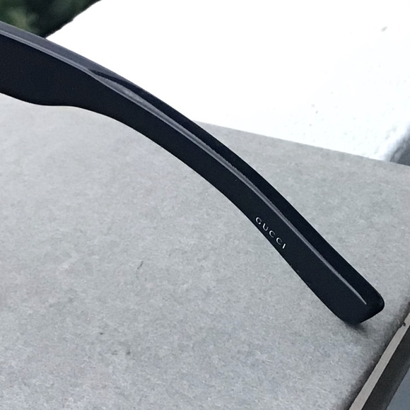 Gucci Aviator Sunglasses in Dark Ruthenium Gray Polarized 1856/S Made in Italy - Picture 12 of 16